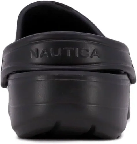 Miniatura 3 de Nautica Zuecos para hombre, sandalias deportivas deportivas, sin cordones con correa trasera ajustable, (zapatos de aguapantuflas peludas) River Edge
