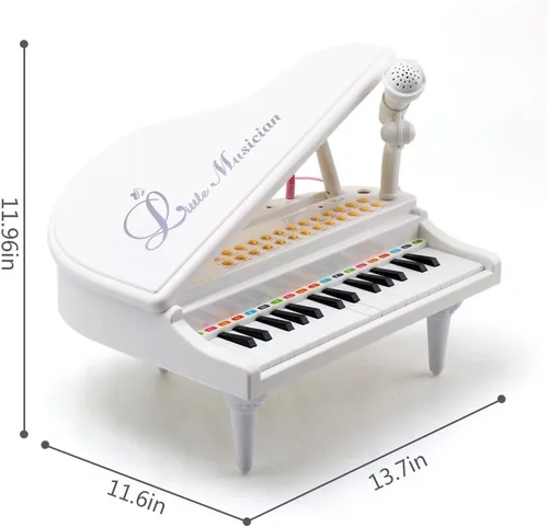 Miniatura 2 de Amy&Benton - Piano de juguete para bebés niña o niños pequeños, regalo de cumpleaños para niños de 1, 2, 3 o 4 años, rosa
