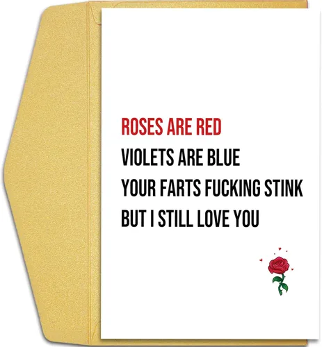 Miniatura 11 de Qiliji Tarjeta del día de San Valentín para marido, novio, esposa, novia, bonita tarjeta de amor de poema para él y ella, tarjeta de aniversario