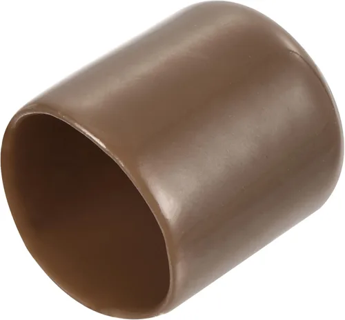 Miniatura 14 de uxcell 25 tapas de goma de 0.787 in de vinilo de identificación redonda tapa tapa de rosca de tornillo protectores negro