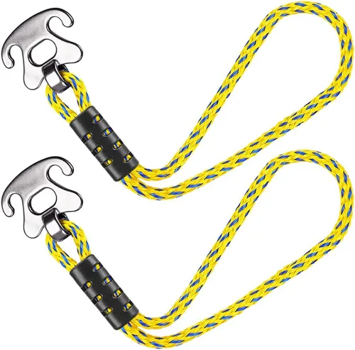 Miniatura 9 de SELEWARE Heavy Duty Boat Tow Harness for Tubing, Boat Tow Rope with Stainless Steel Quick Connector, Heavy Duty Self Centering Tow Harness for Boat