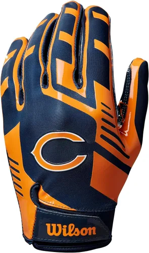 Miniatura 46 de Wilson NFL - Guantes de fútbol americano con ajuste elástico, tallas para jóvenes y adultos