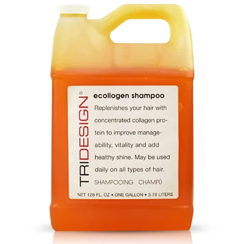 Miniatura 8 de TRIDESIGN Ecollogen Champú hidratante – Cuidado del cabello hidratante y voluminizador para cabello natural, unisex, fórmula espesante – Limpiador