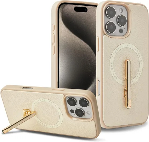 Miniatura 13 de CUSTYPE Funda para iPhone 13 Pro Max de 6.7 pulgadas con soporte, funda de cuero delgada con soporte de 2 vías, compatible con MagSafe, funda