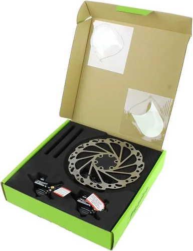 Miniatura 5 de Juego de pinzas de freno de disco hidráulicas accionadas por cable M1, freno híbrido extra potente para carretera/montaña/ciclocross/grava/bicicleta