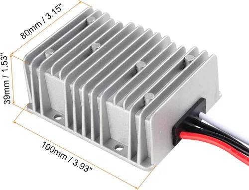 Miniatura 2 de Regulador convertidor de CC a CC, transformador de conversión de potencia impermeable, [para camiones, autos y barcos] – CC 12 V escalonado a CC 19