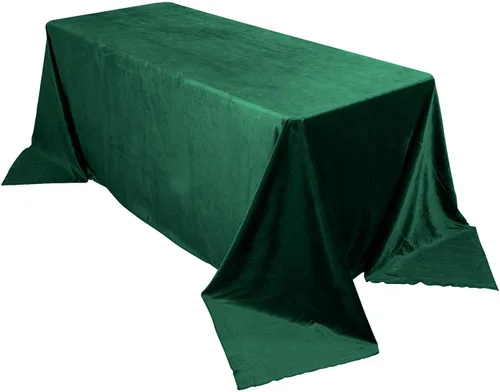 Miniatura 28 de Efavormart - Mantel rectangular de terciopelo negro prémium de 60 x 102 pulgadas para eventos de fiesta de boda