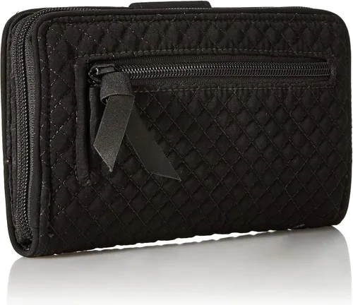 Miniatura 2 de Vera Bradley Cartera de microfibra Turnlock para mujer con protección RFID