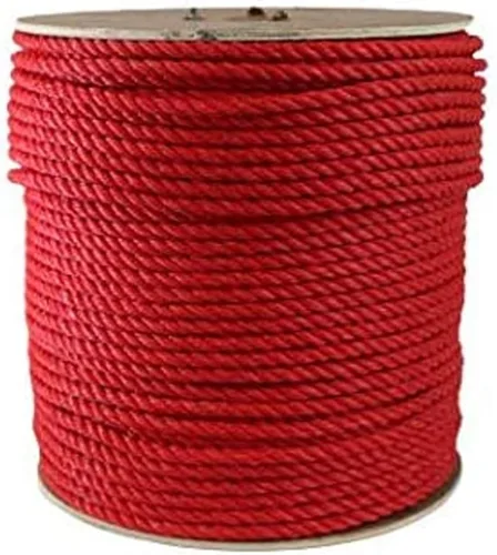 Miniatura 12 de ATERET Cuerda de Polipropileno Trenzada de 3 Hebras Color Tostado Monofilamento I 1-1/2" x 20 Pies I 19,350 lbs. Resistencia a la Tracción I Cordón