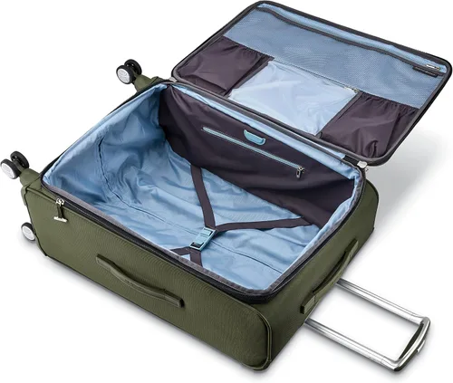 Miniatura 2 de Samsonite Solyte DLX Softside - Maleta expandible con ruedas giratorias, Cedro verde, Cuadros grandes