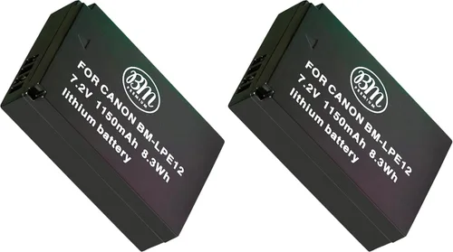 Miniatura 9 de BM Premium Batería LP-E12 para cámaras digitales Canon EOS-M, EOS M2, EOS M10, EOS M50, EOS M50 Mark II, EOS M100, EOS M200, SX70 HS, Rebel SL1
