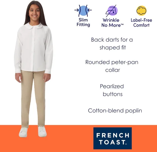 Miniatura 3 de French Toast Little Girls' - Blusa para niña