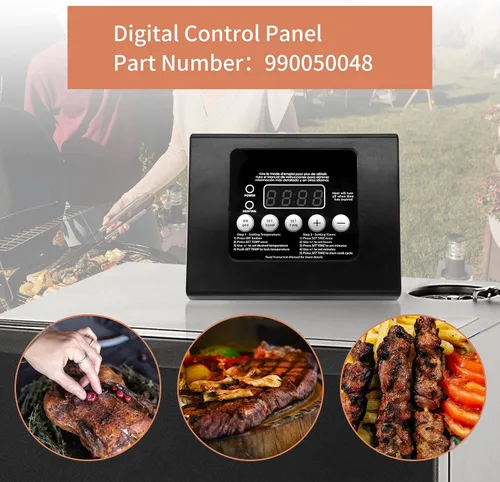 Miniatura 6 de 990050048 Piezas de repuesto para panel de control digital, compatibles con Masterbuilt MB ESQ30B, ESQ30S, 20070106, 20070206, 20072010, 20070910