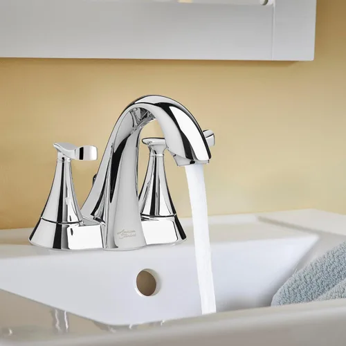 Miniatura 2 de Chatfield® - Grifo de baño de 4 pulgadas con 2 manijas (1,2 gpm/4,5 L/min) con manijas de palanca Cromo pulido