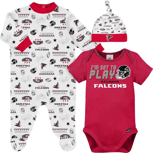 Miniatura 21 de Gerber Conjunto de regalo unisex para bebé con pies de equipo de la NFL para dormir y jugar