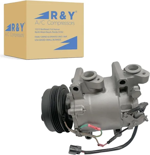 Compresor de CA RYC y embrague de A/C IG579 (se adapta a Honda Fit 1.5L 2009, 2010, 2011, 2012, 2013)
