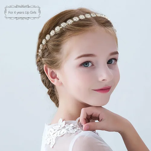 Miniatura 2 de Diadema de boda con cristal y accesorios para el cabello (dorado, 5.5 pulgadas)