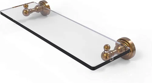 Miniatura 17 de Allied Brass WP-1/16 Waverly Place Collection - Estante de cristal con bordes biselados de 16 pulgadas, bronce aceitado Oil Rubbed Bronze