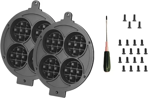 Waring Kit de reemplazo comercial de mini gofres belgas (2 placas, tornillos, destornillador) solo para WMB400X