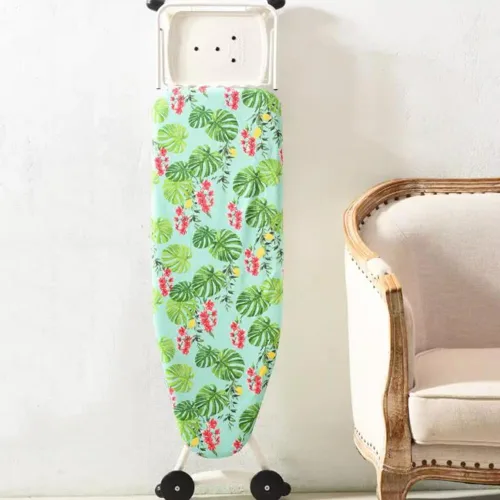 Miniatura 9 de KADEUX Funda de repuesto de algodón para tabla de planchar, resistente a las quemaduras, cubierta de tabla de planchar de 15 x 48 pulgadas