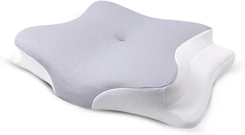 Miniatura 2 de Almohada cervical para aliviar el dolor de cuello, almohada de espuma viscoelástica para dormir de lado y espalda, apoyo avanzado y comodidad