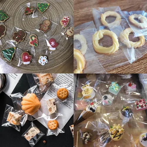 Miniatura 5 de 500 bolsas pequeñas de cristal transparente para violonchelo, bolsas autoadhesivas de 1.5 x 1.5 pulgadas, bolsas de celofán de polietileno OPP, 1