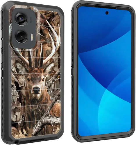 Miniatura 104 de Funda para Moto G Play 4G 2024, cuerpo completo, protección contra caídas, resistente, 3 capas, militar, resistente, duradera, para Motorola Moto G