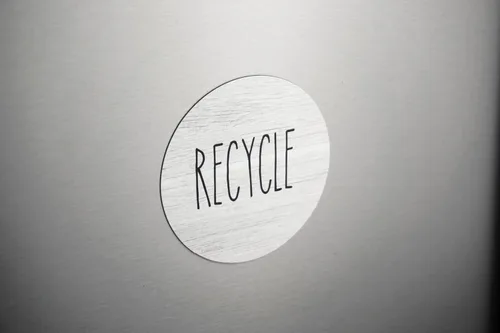 Miniatura 7 de Imanes rústicos de reciclaje y basura para latas de basura de cocina y contenedores de reciclaje, combo de imanes de basura y reciclaje para botes