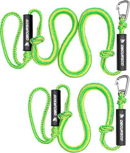 Miniatura 13 de Obcursco Líneas de Amarre Elásticas para Barco, Cuerda de Atraque con Clips de Acero Inoxidable 316, Accesorios para Jet Ski, PWC, SeaDoo, Yamaha
