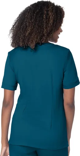Miniatura 3 de Landau Women's Ultimate Soft Stretch Medical Sweetheart Neck Scrub Top