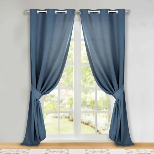Miniatura 33 de Superior Cortinas Opacas, Oscurecimiento de Habitación, Dormitorio, Cortinas, Cocina, Acentos de Ventana de Sala de Estar, Bloqueo Solar, Térmico