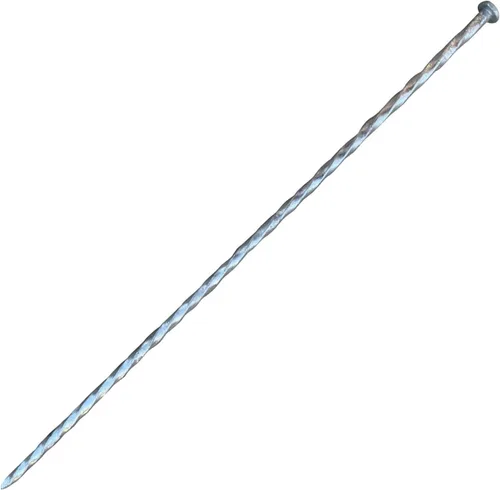 Miniatura 11 de Sandbaggy Estacas de Césped Artificial Galvanizadas de Servicio Pesado de 6" - Clavos de Paisaje en Espiral - Pinchos/Clavijas de Tierra - Césped