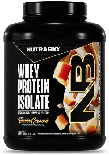 Miniatura 18 de NutraBio 100% Aislado de Proteína de Suero en Polvo, 25g de Proteína con Perfil Completo de Aminoácidos, Libre de Soja y Gluten, Proteína de Suero