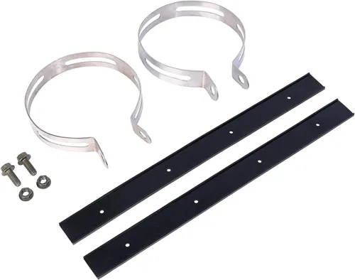 Miniatura 2 de Minho 2 piezas universal de motocicleta soporte de escape clip soporte de hardware abrazadera de escape soporte de escape suspensión interior 4