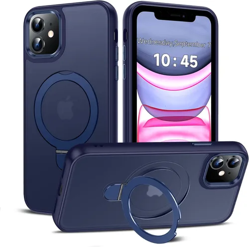 Miniatura 67 de LeYi para iPhone-13 Funda/iPhone-14 Fundas: con soporte para MagSafe i Phone 13Funda con anillo magnético iPhone14 iPhone13 Cubierta Funda para Negro