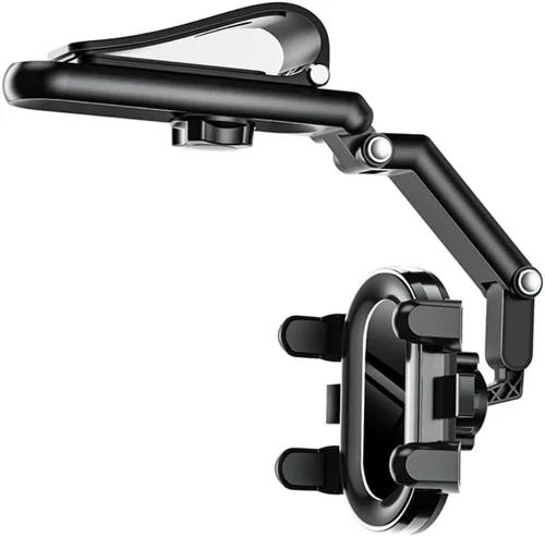 Temvue Estabilizador de montaje de teléfono para fotografía de automóvil, soporte universal para teléfono celular, soporte de metal antivibración,