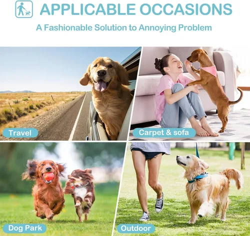 Miniatura 6 de Avont Paquete de 3 Pañales Lavables para Perras Hembras, Cubiertas de Pañales Reutilizables para el Período de Perritas en Ciclo de Celo
