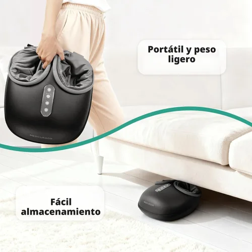 Miniatura 7 de Medcursor - Máquina masajeadora de pies con calor, masaje de pies proporciona alivio para músculos cansados y plantares, terapia de amasado