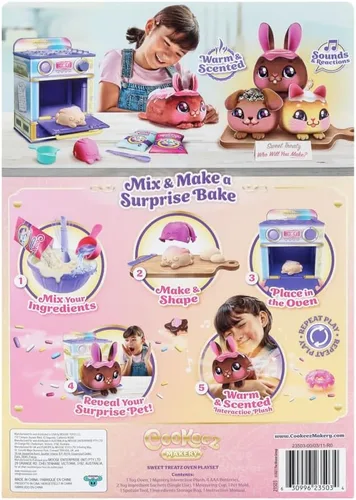 Miniatura 4 de COOKEEZ MAKERY Sweet Treatz Oven Playset Edición Exclusiva (Exclusivo), Mediano