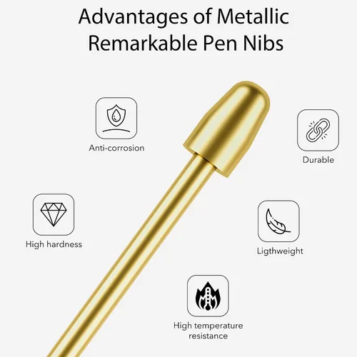 Miniatura 4 de Para 2 puntas de bolígrafo notables, puntas de metal de AHBTEYM y accesorios de repuesto para lápiz capacitivo 1/2/marcador más/bolígrafo de 12