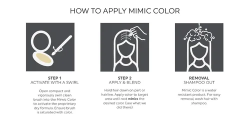 Miniatura 3 de Corrector de cabello gris para retoque de raíz, cobertura de raíces marrón claro