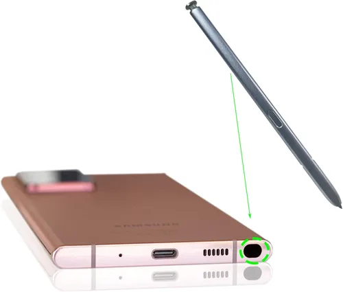 Miniatura 7 de Note 20 - Repuesto de lápiz capacitivo S Pen Touch para Galaxy Note 20 Note20 Ultra 5G Stylus Pen Touch SPen (negro, sin Bluetooth)
