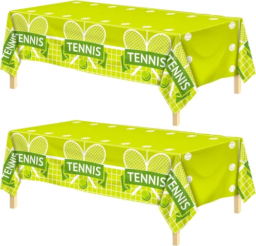 Miniatura 9 de Kochorie Mantel de plástico para fiesta mexicana, 2 piezas, mantel rectangular desechable para fiesta de cumpleaños temática mexicana, suministros