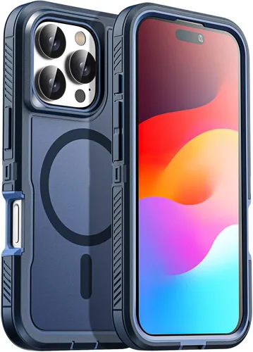 Miniatura 18 de AICase Funda para iPhone 13/14/16e [Compatible con Magsafe], Protección contra caídas de alta resistencia, Defensa multicapa, Grado militar