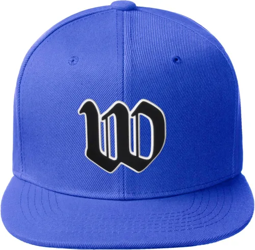 Miniatura 1737 de Daxton Gorra clásica con visera de billete plano con letras del alfabeto inglés antiguo de la A a la Z