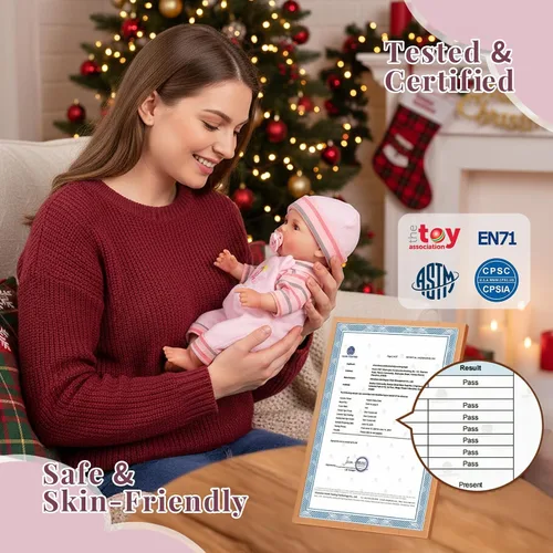 Miniatura 5 de BABESIDE - Muñecas de bebé, muñeca realista de cuerpo completo de vinilo de 12 pulgadas for Kids Age 3+, Real Life Details, Magic Feeding Bottle