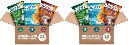 Miniatura 17 de Quest Nutrition, Ojuelas de Proteínas con sabor a Queso Cheddar y Crema Agria, 19g de Proteína, 4g de Carbohidratos Netos, Bajas en Carbohidratos