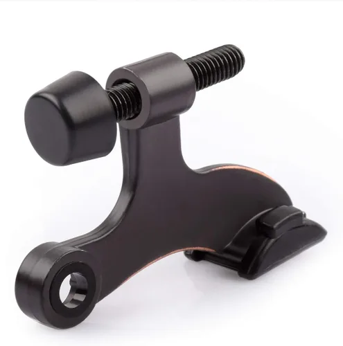 Miniatura 28 de HOMOTEK Paquete de 2 Topes de Puerta con Pasador de Bisagra Negro, Tope de Puerta Ajustable de Lujo Resistente de 2-1/2"x1-3/4", con Puntas