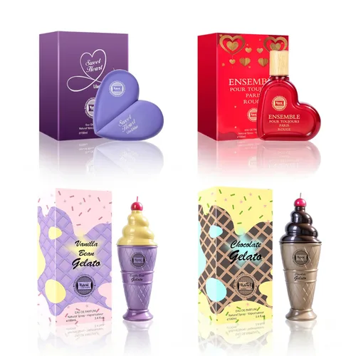 Miniatura 17 de Hybrid & Company Mujer 4 unids Belleza Rosa Cambio París Mujeres Romántico Pour Femme Perfume Natural Spray Fresco Fragancia