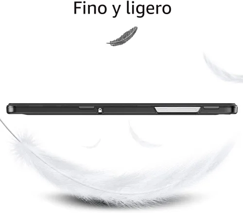 Miniatura 6 de MoKo Funda para Galaxy Tab A9+/A9 Plus de 11 pulgadas 2023, Funda Protectora Inteligente Delgada con Soporte y Carcasa Trasera Translúcida de PC